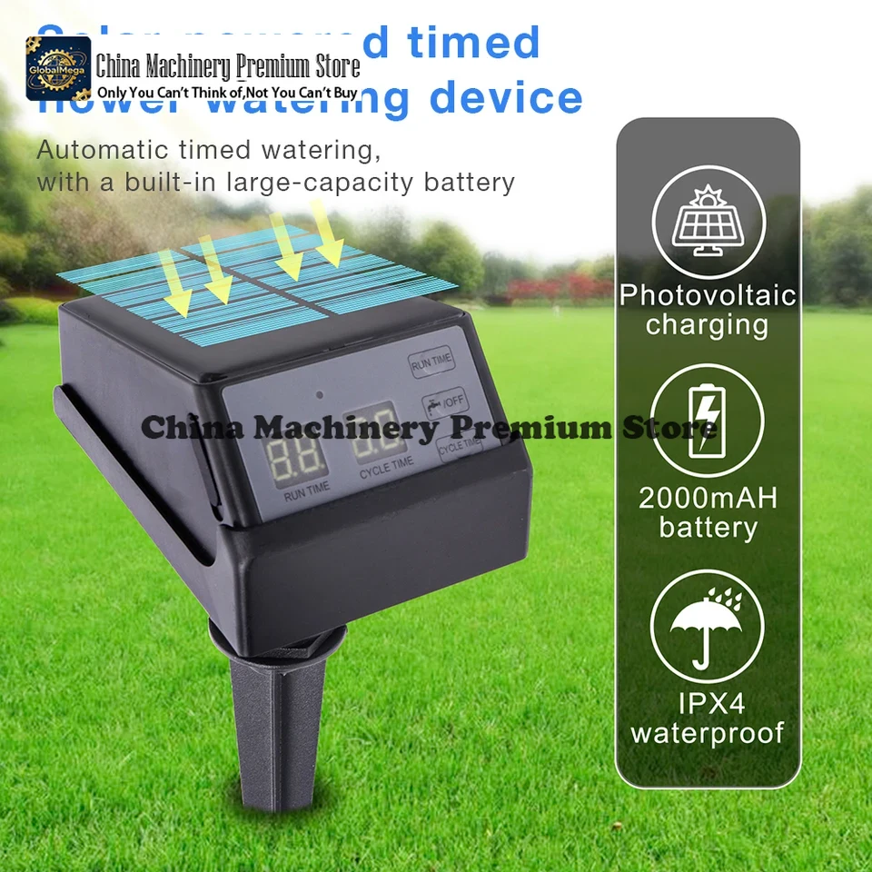 Outdoor Power With Timer - Nouveau Minuteur d'Arrosage Solaire Automatique pour