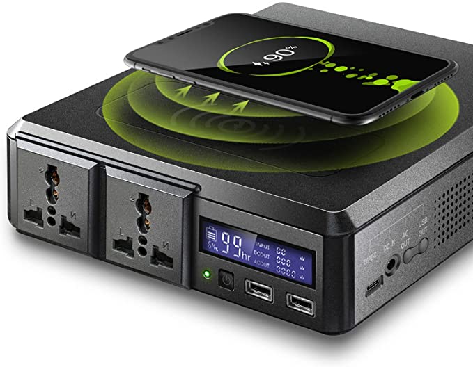 Outdoor Power Bank With Ac Outlet - Station d'alimentation portable 200W, 154Wh, générateur