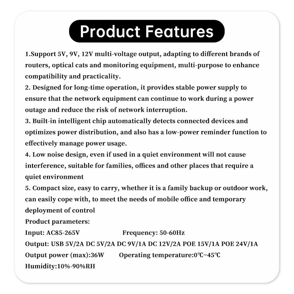 Outdoor Uninterruptible Power Supply - Alimentation sans interruption (ASI) DC 1018L