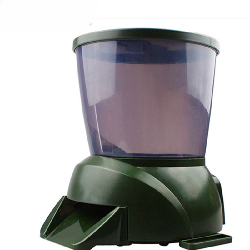 Outdoor Power With Timer - Mangeoire automatique pour poissons, grande capacité,