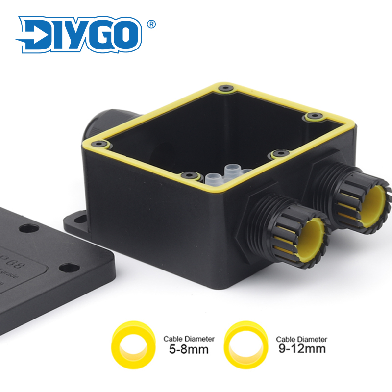 Outdoor Power Outlet Box - Boîte de jonction étanche extérieure IP68,