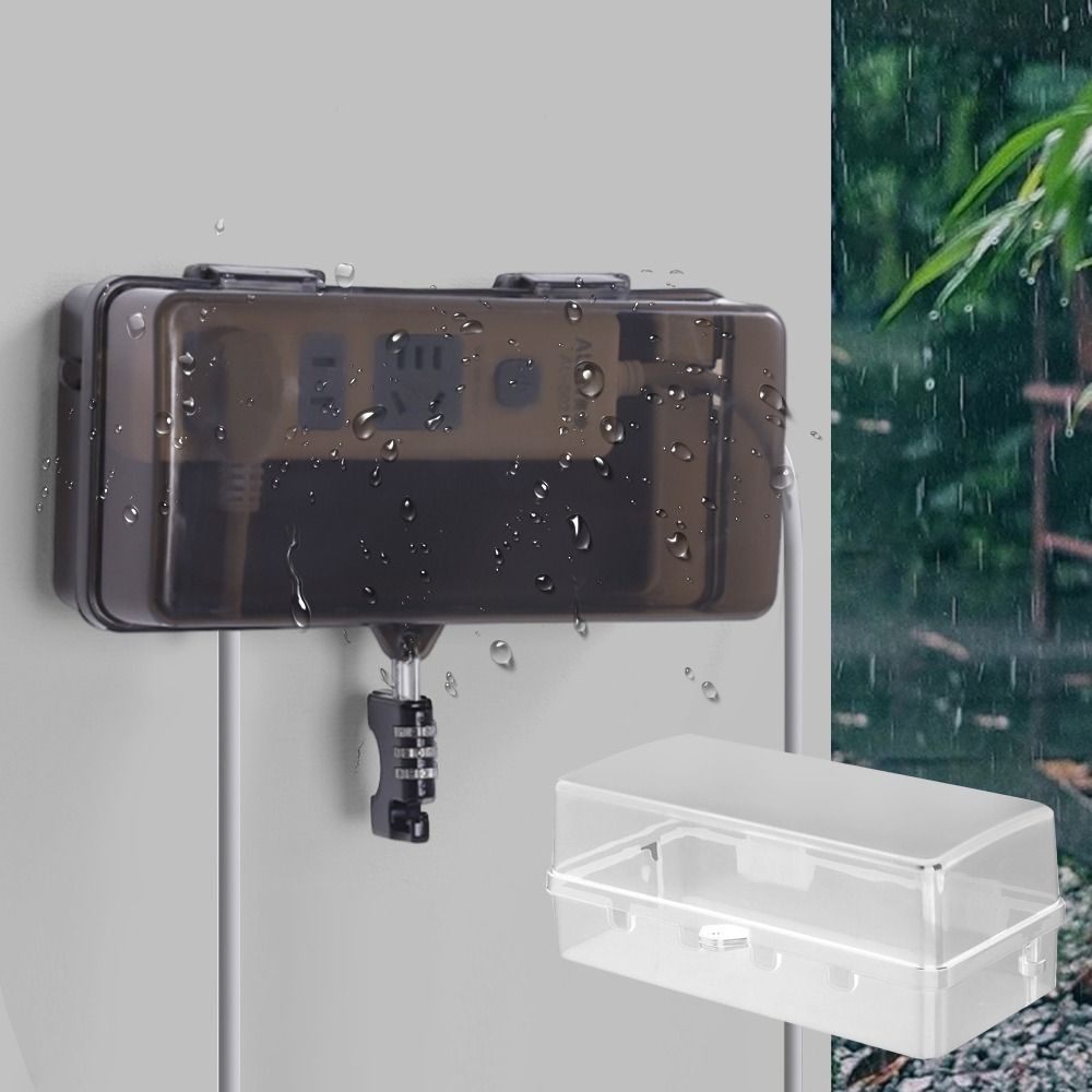 Outdoor Power Outlet Cover - Boîtier de protection en plastique durable