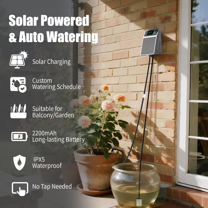 Outdoor Power With Timer - A03F-Kit d'irrigation goutte à goutte automatique