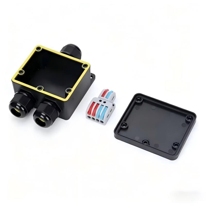 Outdoor Power Cable Junction Box - Boîtier de jonction étanche IP68, connecteur