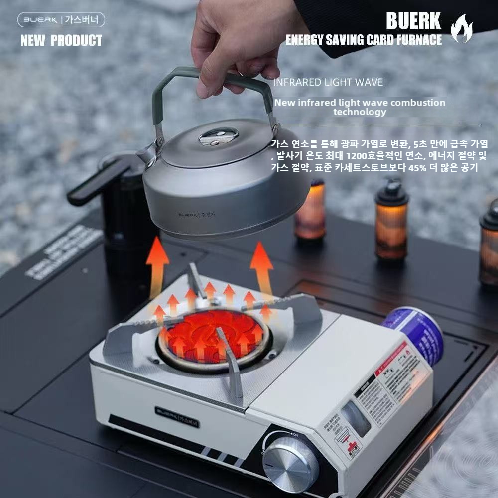 Outdoor Kitchen Power Burner - Poêle infrarouge BUERK 4000W, portable, haute