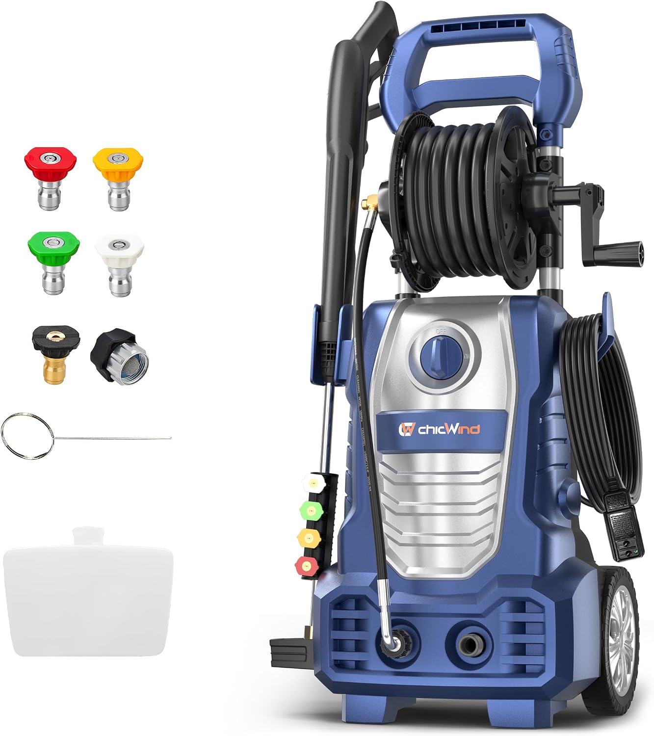 Outdoor Power Washer - Nettoyeur haute pression électrique 2070 PSI,