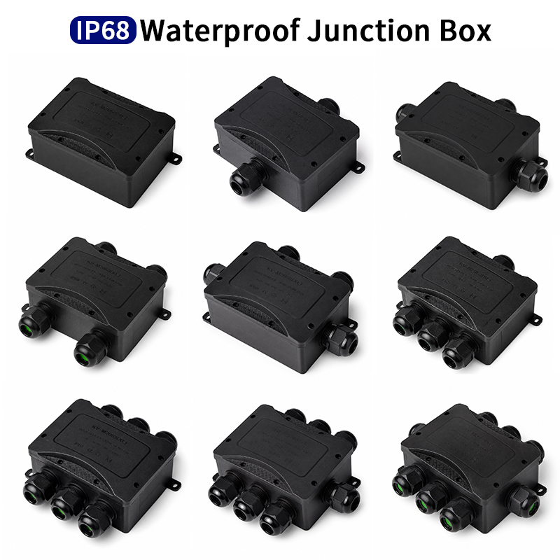 Outdoor Power Outlet Box - Boîtier de jonction étanche IP68 2-8