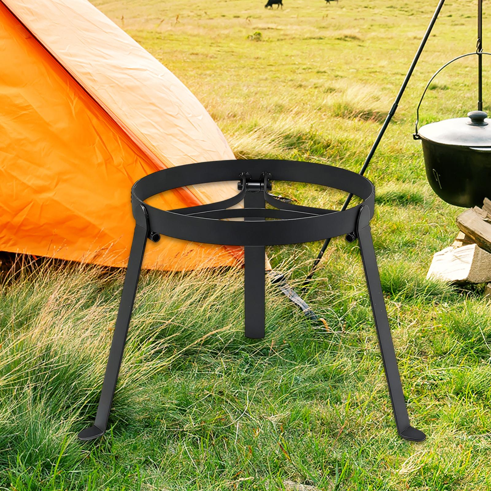 Outdoor Power Point - Trépied pliable en fer pour cuisson