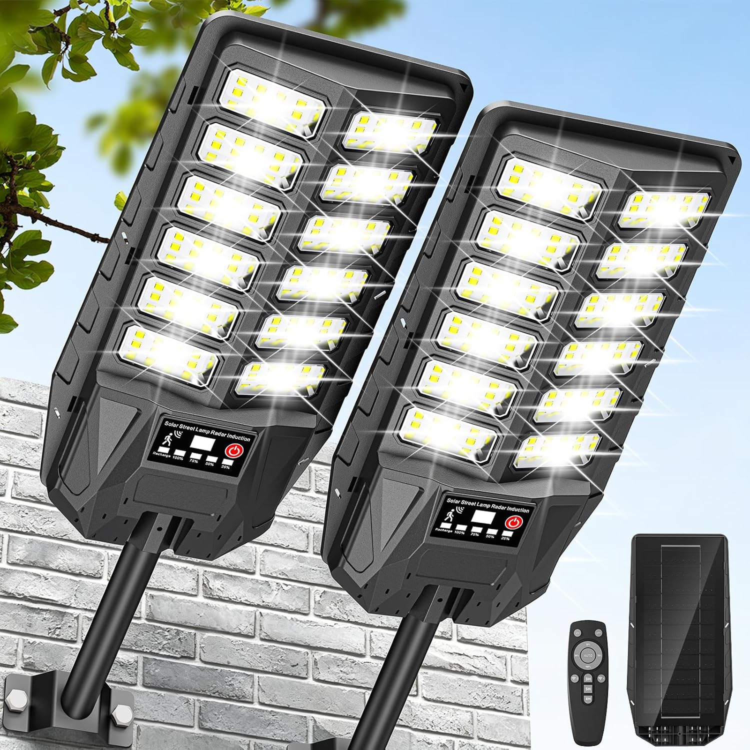 Outdoor Power Pack - Pack de 2/1 lampes solaires de