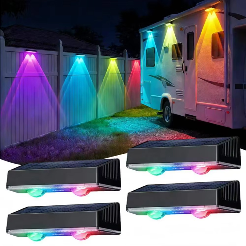 Outdoor Power Washer - Lumière murale solaire étanche pour cour,