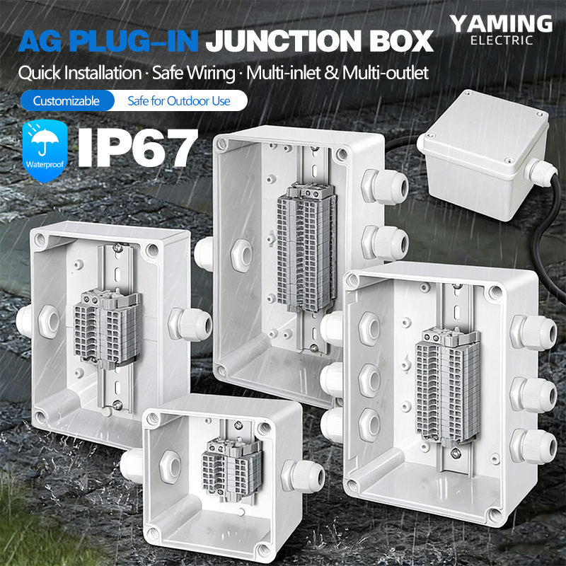 Outdoor Power Cable Junction Box - Boîtier de jonction étanche avec bornier