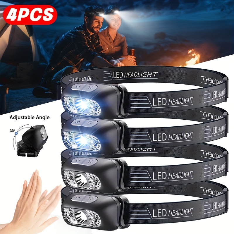Outdoor Power Reno - Lampe frontale LED puissante à capteur