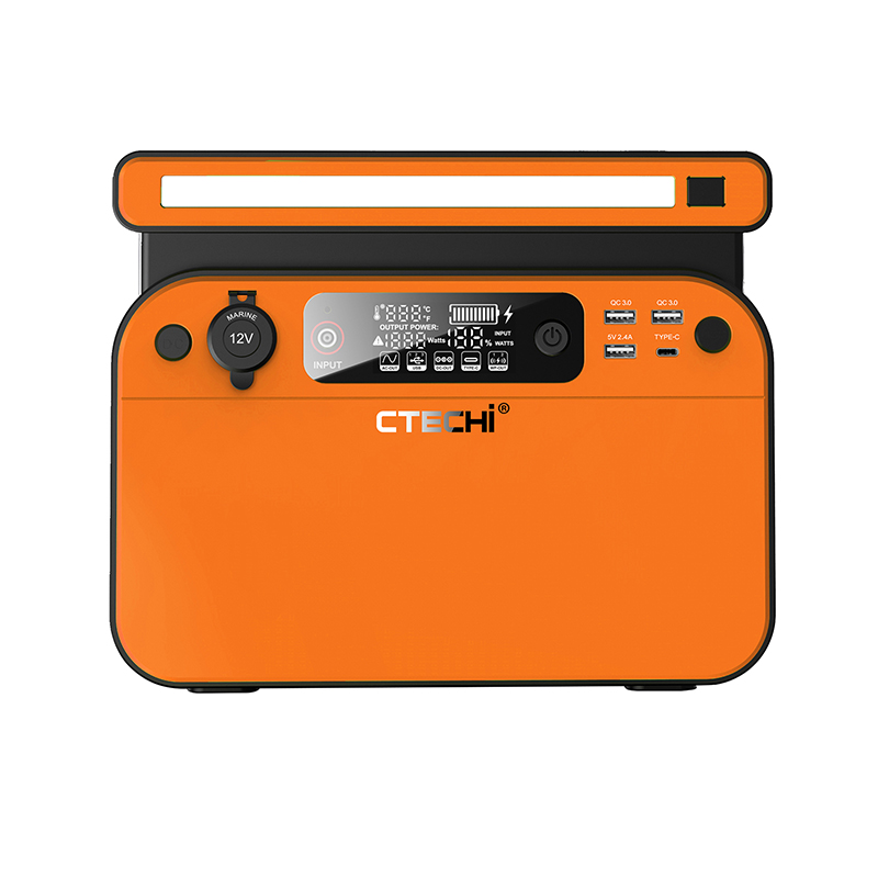Outdoor Uninterruptible Power Supply - Générateur solaire portable CTECHi 500W, alimentation