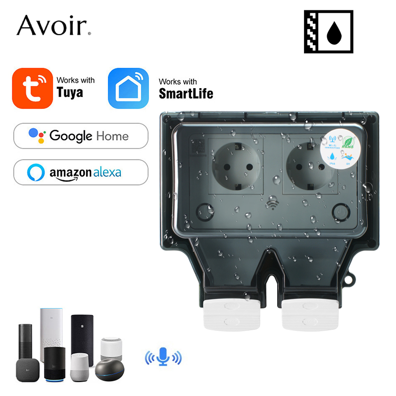 Avoir Tuya prises électriques  - Outdoor Power Outlet Wifi avis et prix