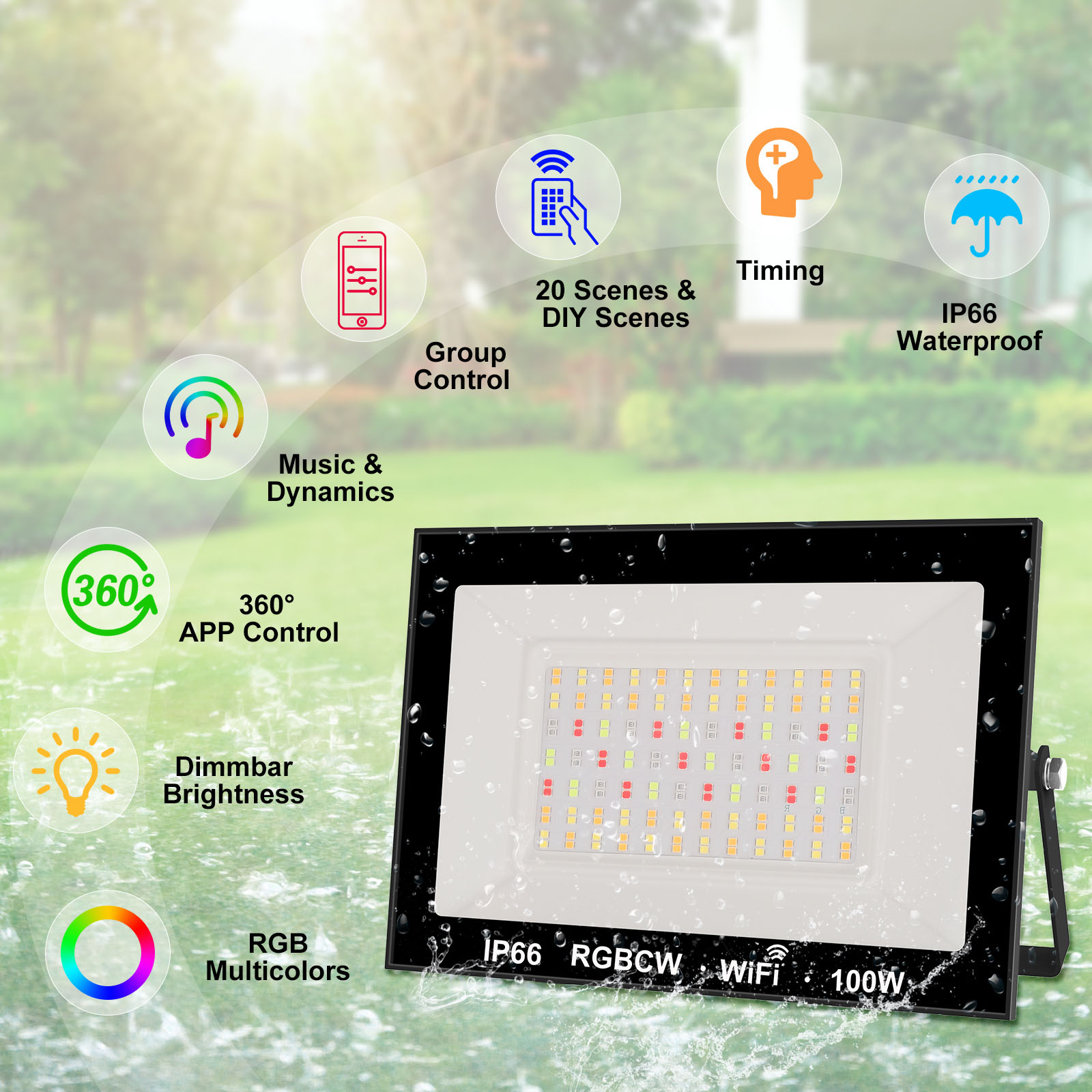 T-sunrise-Projecteur intellige - Outdoor Power Outlet Wifi avis et prix