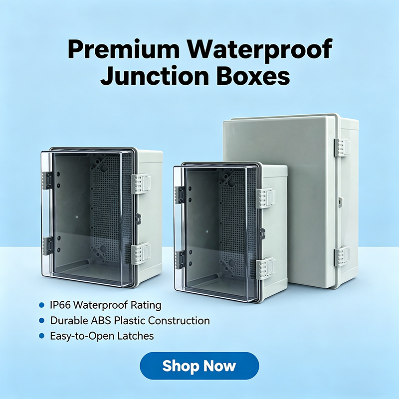 Fabriqué en plastique ABS, pan - Outdoor Power Cable Junction Box avis et prix