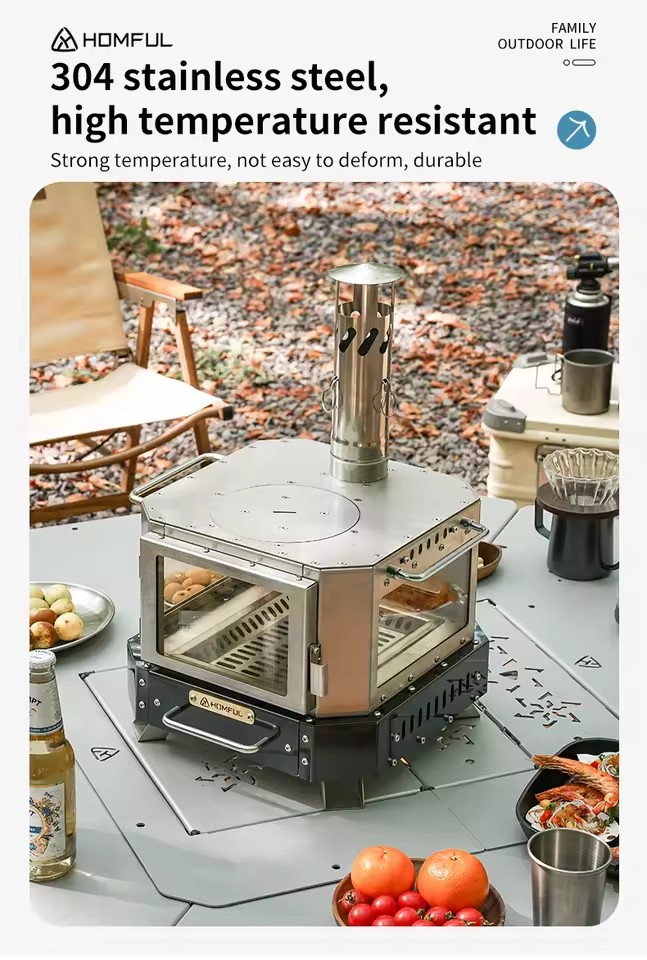 Poêle à bois portable HOMFUL p - Outdoor Kitchen Power Burner avis et prix