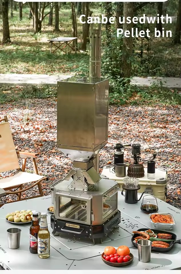 Poêle à bois portable HOMFUL p - Outdoor Kitchen Power Burner avis et prix