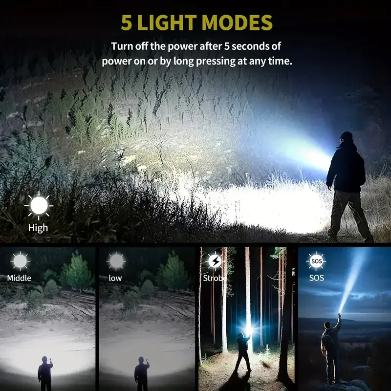 Lampe torche lumineuse zoomabl - Outdoor Power For Camping avis et prix