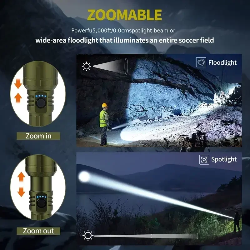 Lampe torche lumineuse zoomabl - Outdoor Power For Camping avis et prix