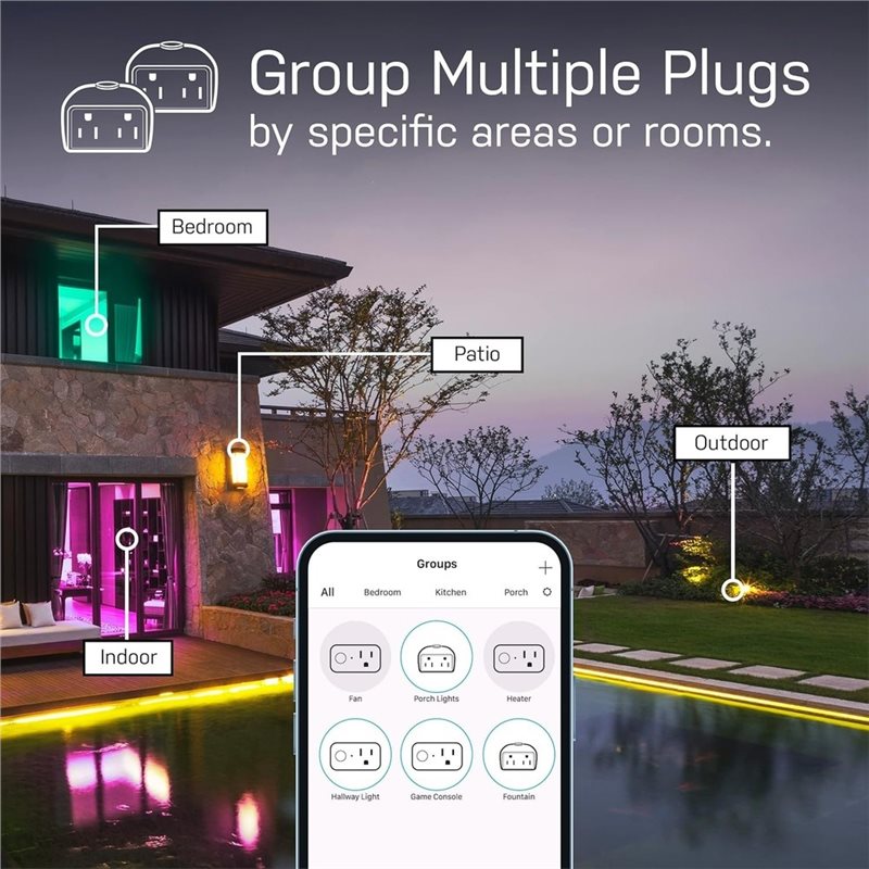 Prise murale intelligente doub - Outdoor Power Outlet Wifi avis et prix