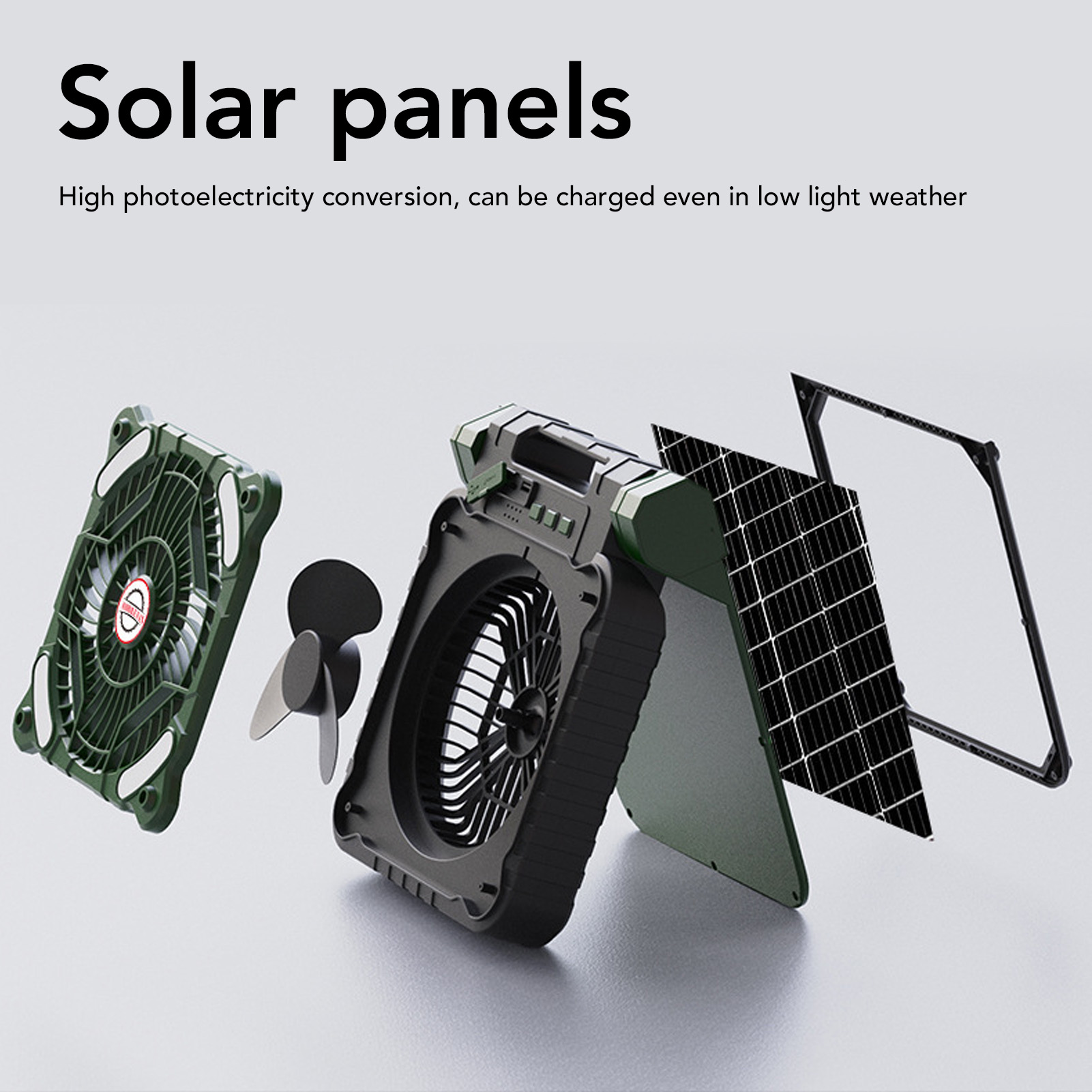 Ventilateur de Camping solaire - Outdoor Power With Timer avis et prix
