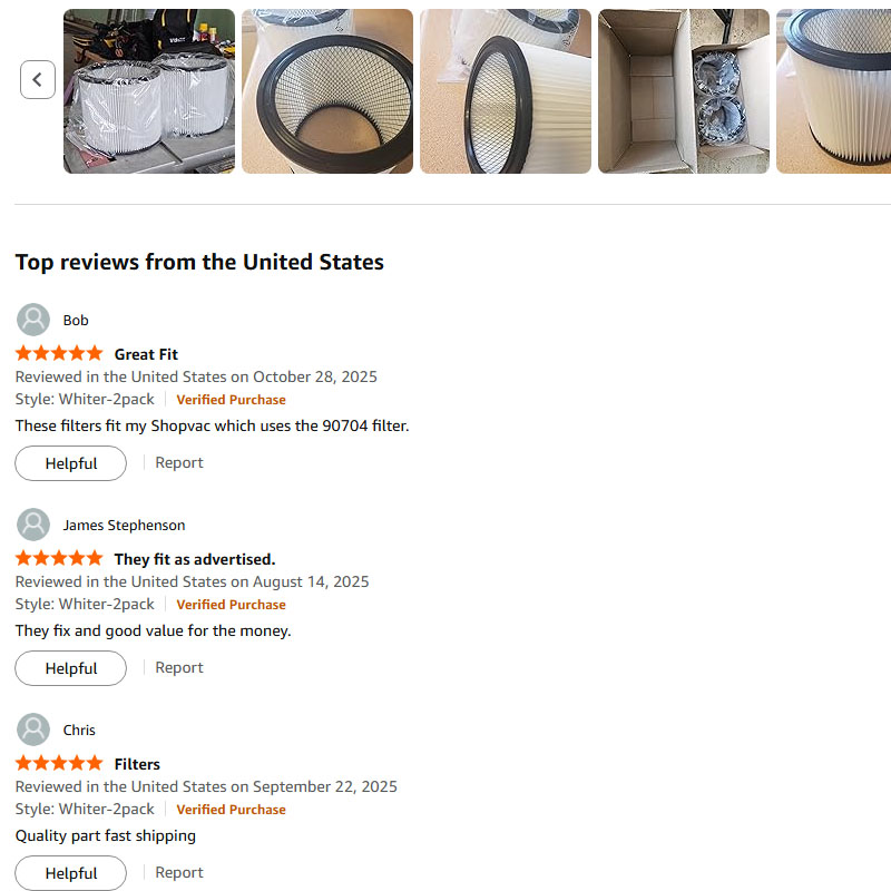 Filtre de remplacement pour Sh - Wet Dry Vacuum Shop avis et prix