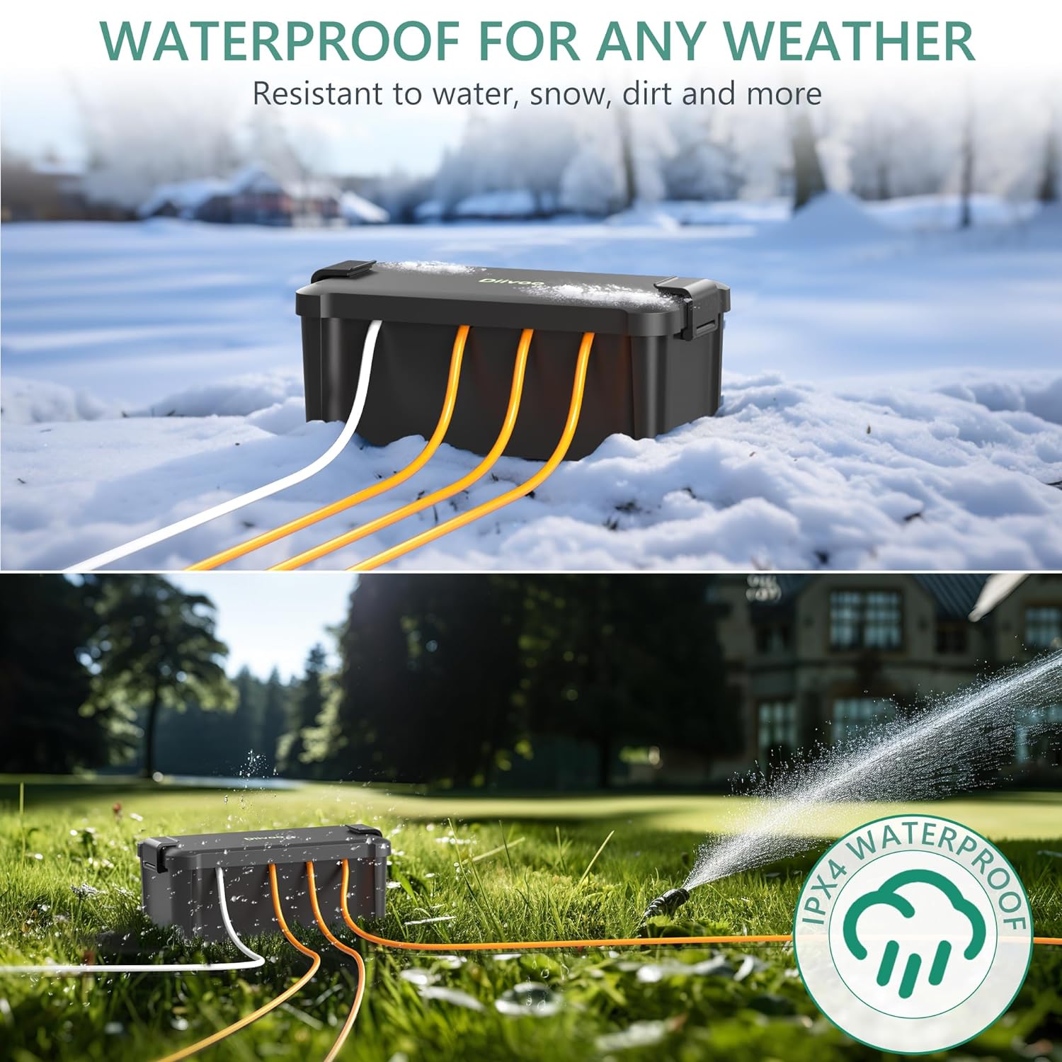 Diivoo – boîte électrique étan - Outdoor Power Outlet Cover avis et prix