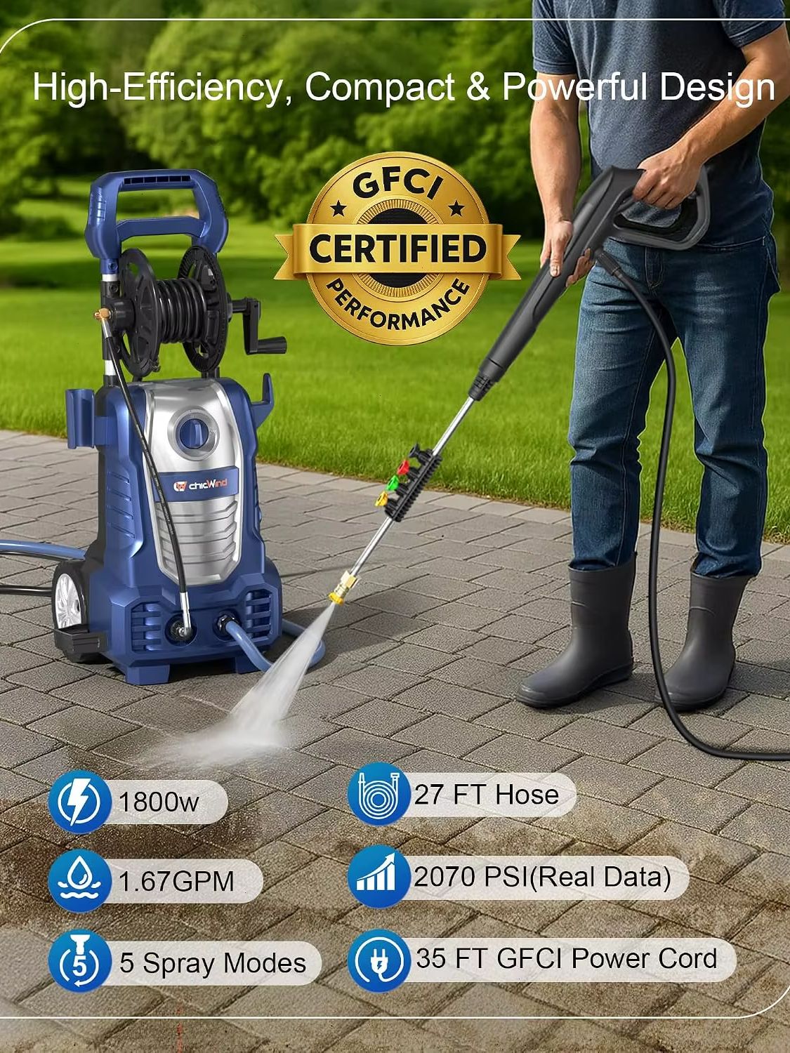Nettoyeur haute pression élect - Outdoor Power Washer avis et prix