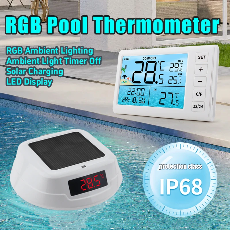 Thermomètre de piscine extérie - Outdoor Power With Timer avis et prix