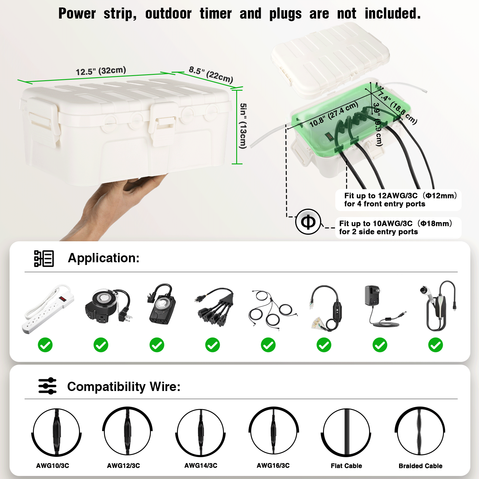 Boîtier électrique extérieur é - Outdoor Power With Timer avis et prix