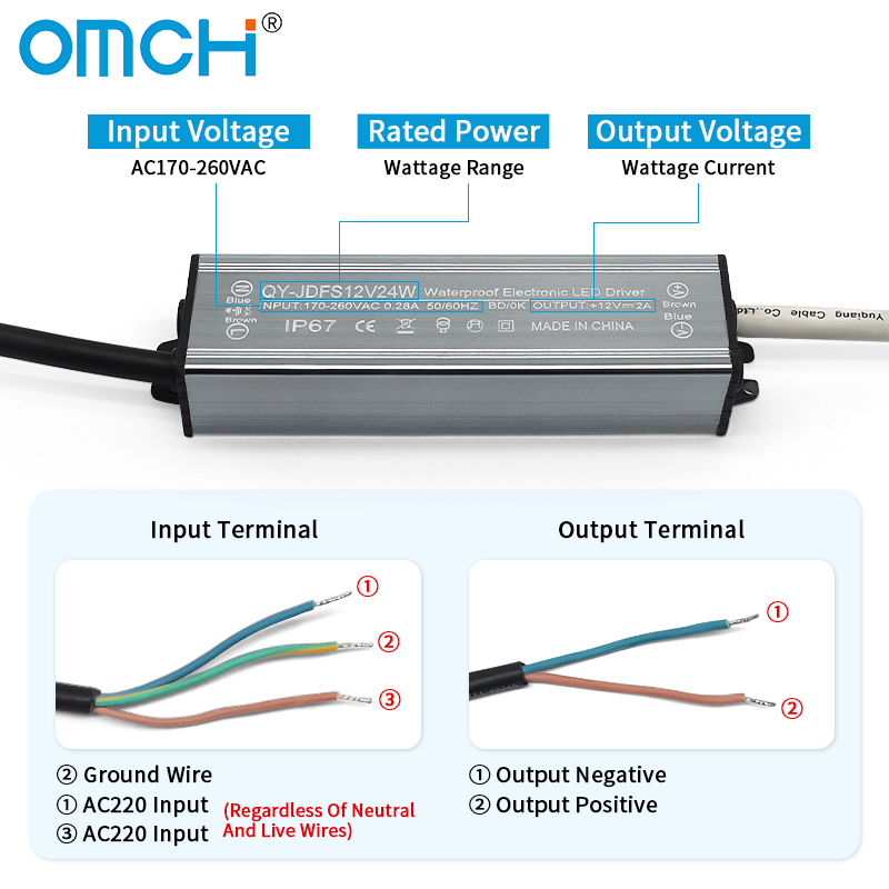 OMCH IP67 transformateur d'écl - Outdoor Power Transformer avis et prix