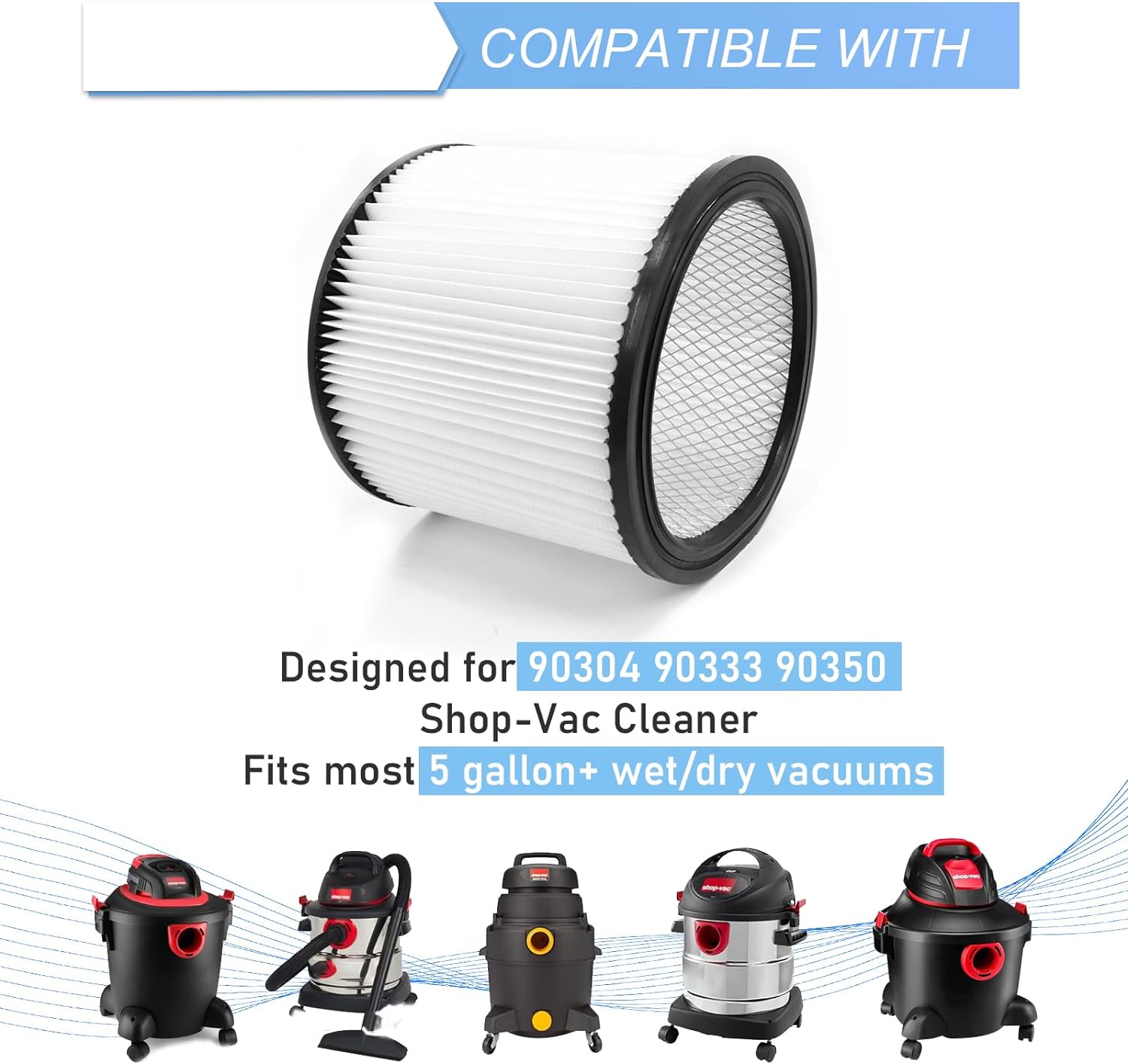 Filtre de remplacement Shop-Va - Wet Dry Vacuum Shop avis et prix