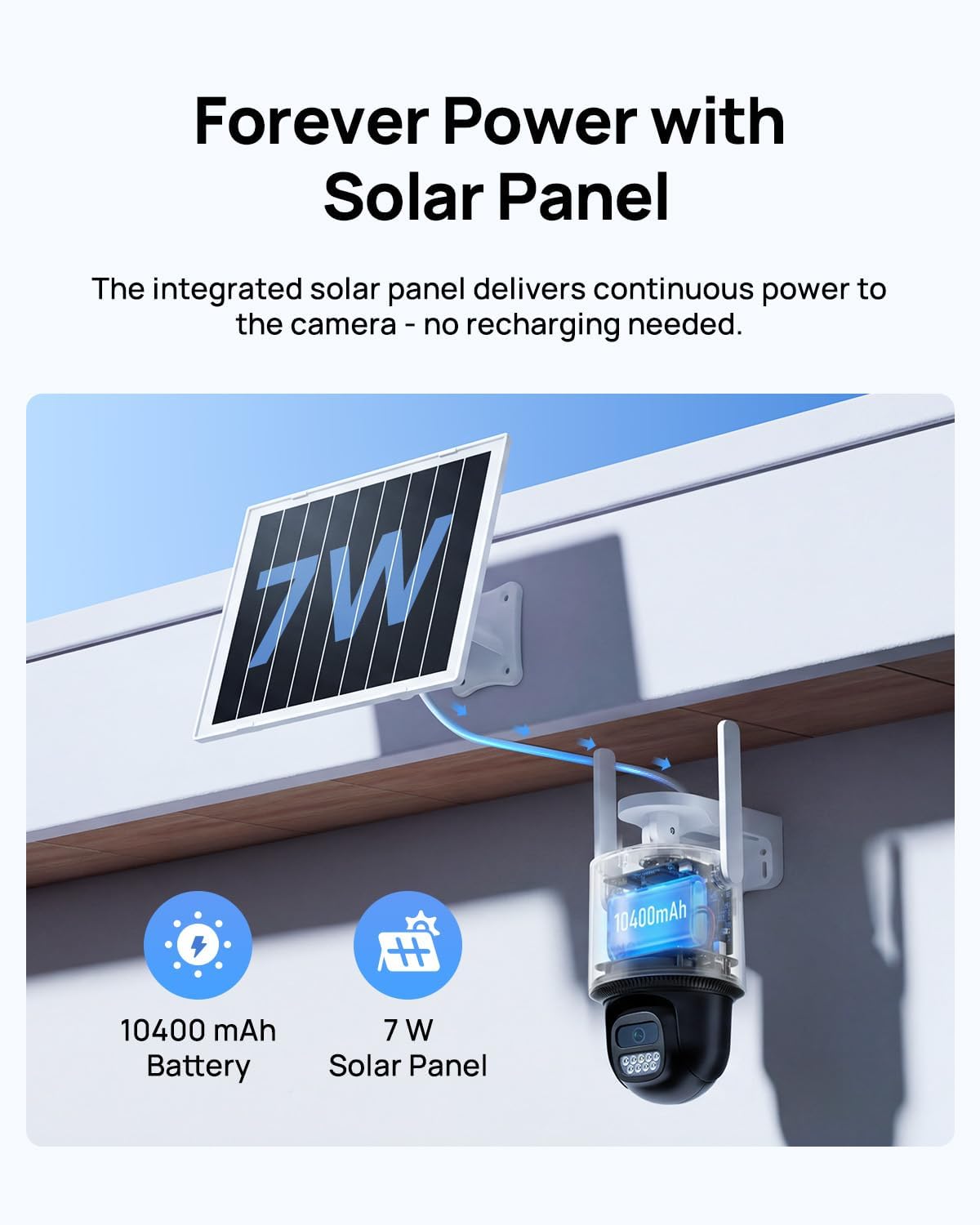 Caméras de sécurité PTZ solair - Outdoor Power Pack avis et prix